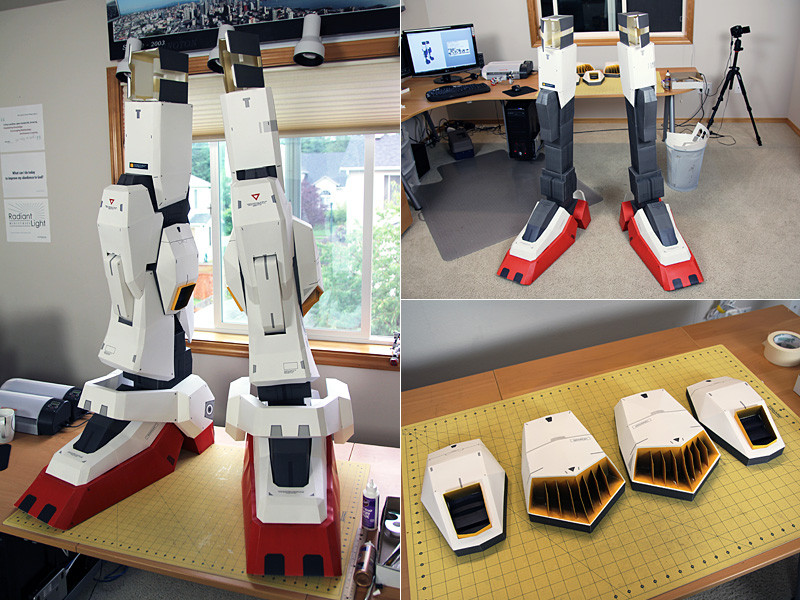Illustration for article titled This Man-Sized Gundam Model is Amazing